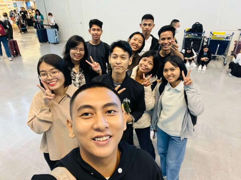 ကျောင်းသူ၊သားလေးများ ဂျပန်နိုင်ငံသို့အောင်မြင်စွာဆိုက်ရောက်သွားပြီ
